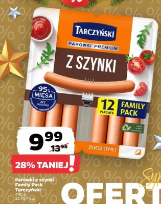 Parówki z szynki promocja w Netto