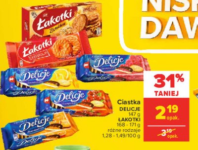 Ciastka z galaretk膮 cytrynow膮 Delicje szampa艅skie promocja