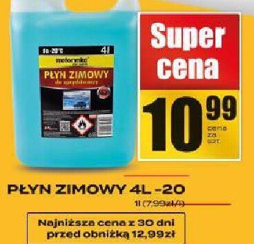 Płyn zimowy 4L -20 promocja w Supeco