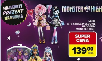 Lalka seria Monster Fest Monster High promocja w Carrefour