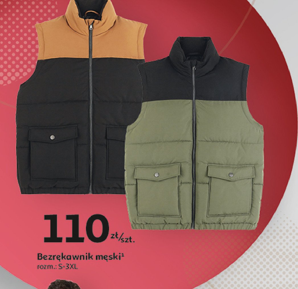 Bezrękawnik męski s-3xl Auchan promocja