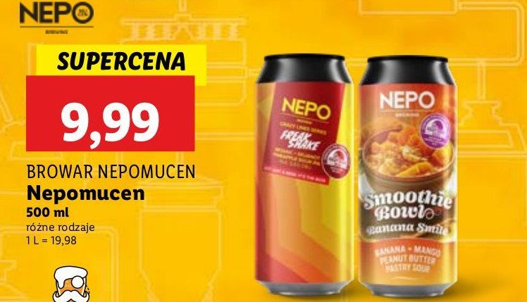 Piwo Nepomucen smoothie bowl promocja