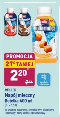 Nap贸j mleczny o smaku kokos-pistacja promocja