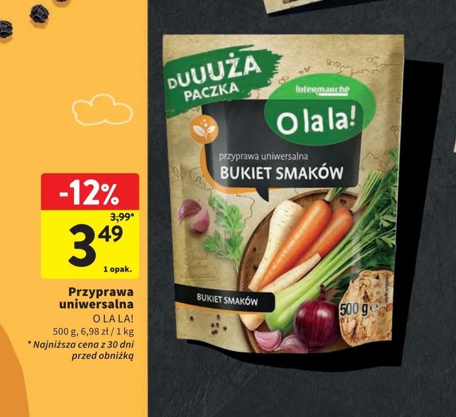 Przyprawa bukiet smaków Intermarche o la la! promocja