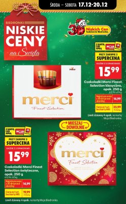 Czekoladki Merci Finest Selection klasyczne promocja w Biedronka