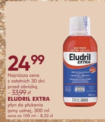 Płyn do płukania ELUDRIL EXTRA promocja w Super-Pharm