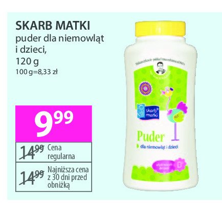 Puder dla niemowląt i dzieci Skarb matki promocja w Hebe