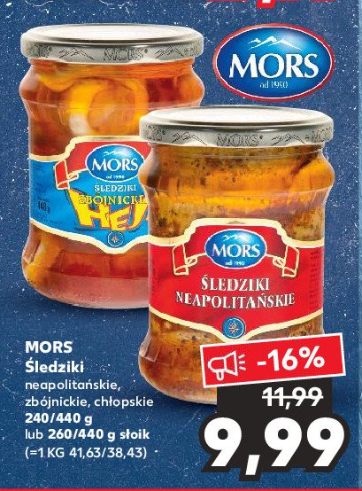 Śledzie po zbójnicku Mors ryby promocja