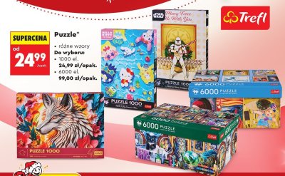 Puzzle różne wzory 1000 el. promocja w Biedronka