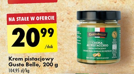 Krem pistacjowy Gustobello promocja