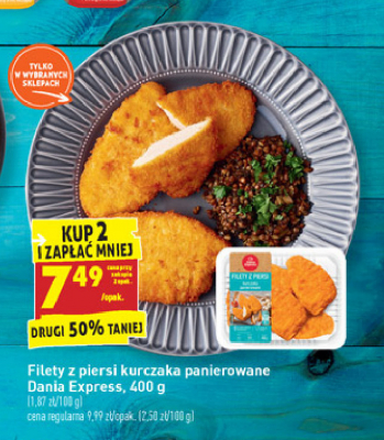 Filet z kurczaka panierowany Danie express promocja
