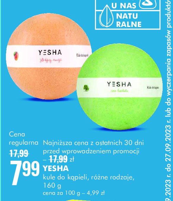 Kula do k膮pieli s艂odycz mango YESHA promocja