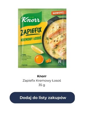 Zapiefix kremowy łosoś promocja w Auchan