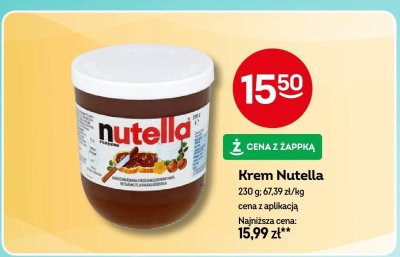 Krem Nutella promocja w Żabka