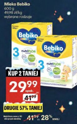 Mleko Bebiko 3 promocja w Delikatesy Centrum