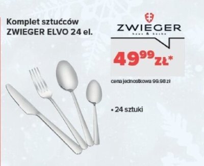 Komplet sztućców ELVO 24 el. promocja w NEONET