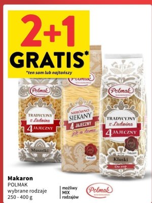 Makaron wybrane rodzaje promocja w Intermarche
