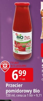 Przecier pomidorowy Bio promocja w Leclerc