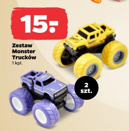 Samochodziki monster truck Hot wheels promocja