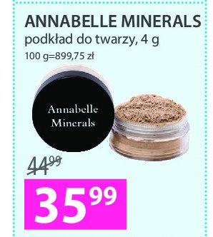 Podkład golden light Annabelle minerals promocja