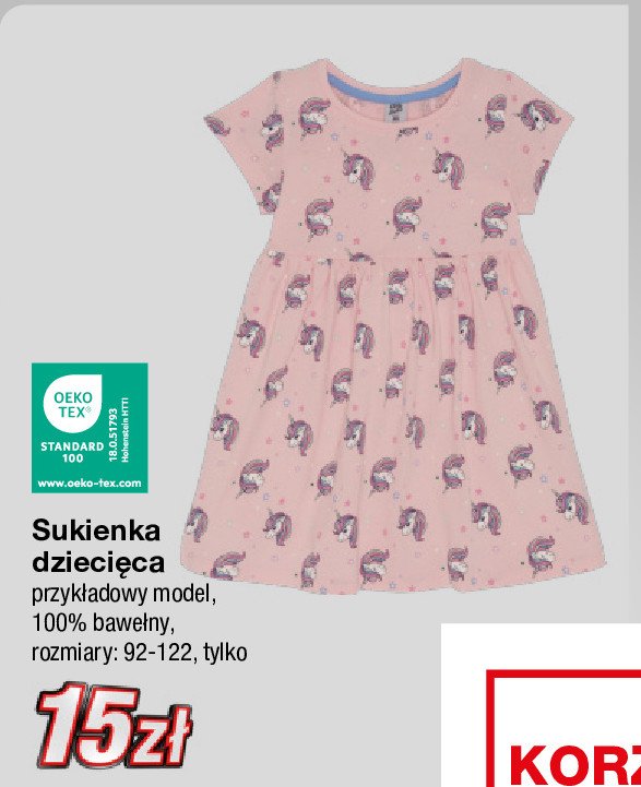 Sukienka dziecięca 92-122 promocja