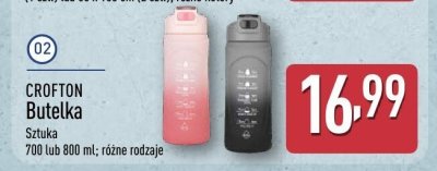 Butelka CROFTON różne rodzaje promocja w Aldi