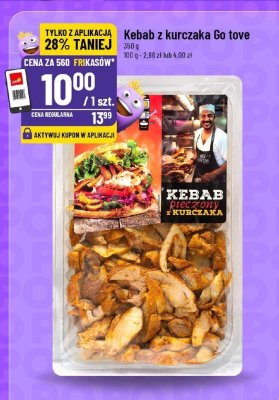 Kebab z kurczaka Go tove promocja w POLOmarket