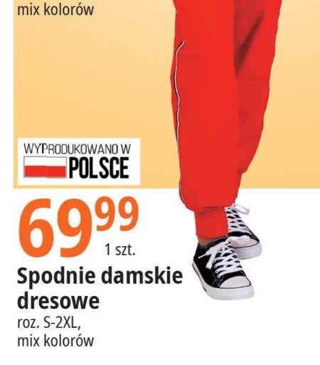 Spodnie damskie dresowe promocja