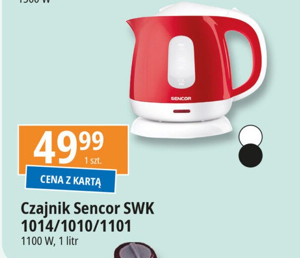 Czajnik swk 1101 Sencor promocja w Leclerc