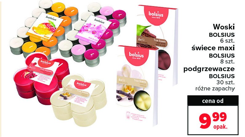 Wosk oak wood Bolsius true scents promocja