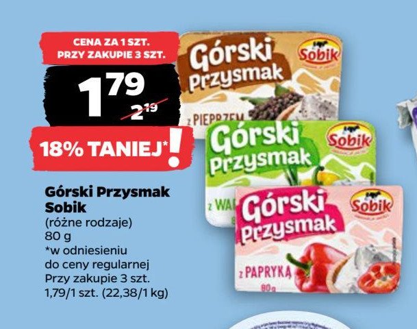 Górski przysmak o smaku papryki Sobik górski przysmak promocja