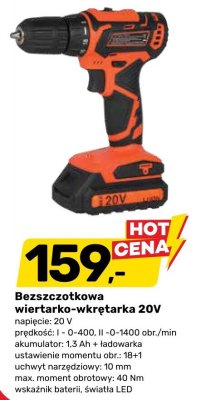 Wiertarko-wkrętarka promocja w Bricomarche