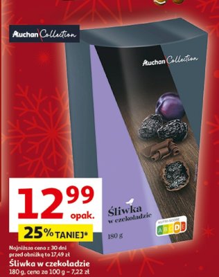 Śliwka w czekoladzie Auchan Collection promocja w Auchan