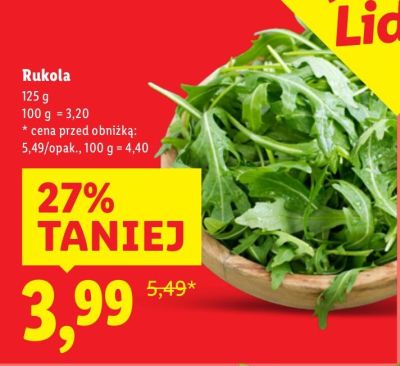 Rukola Lidl promocja w Lidl