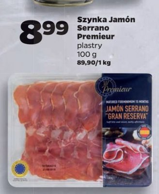 Szynka jamon serrano promocja