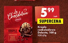 Krople czekoladowe premium Delecta la chocolatiere promocja