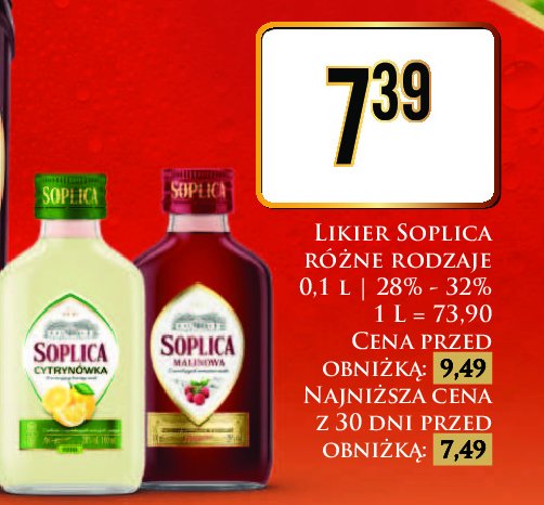 Wódka Soplica cytrynówka promocja w Dino