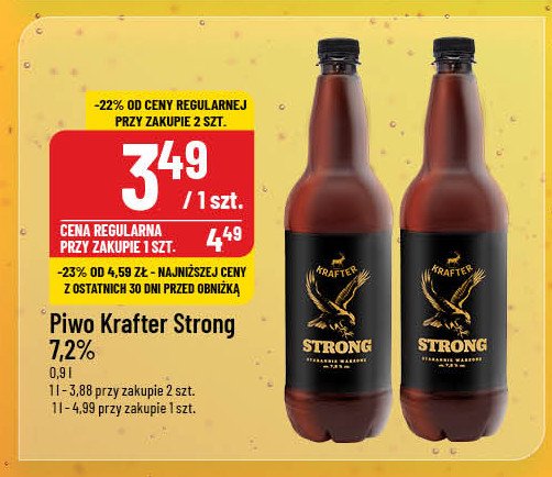 Piwo Krafter strong promocja