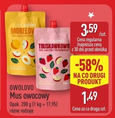 Mus owocowy promocja w Aldi