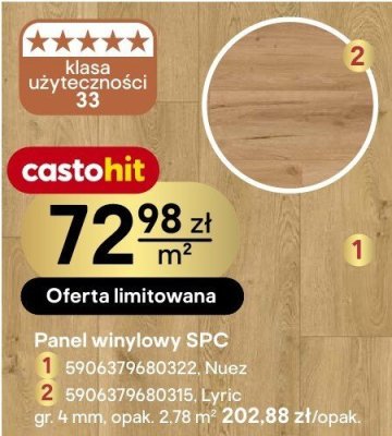 Panel winylowy SPC Nez promocja w Castorama