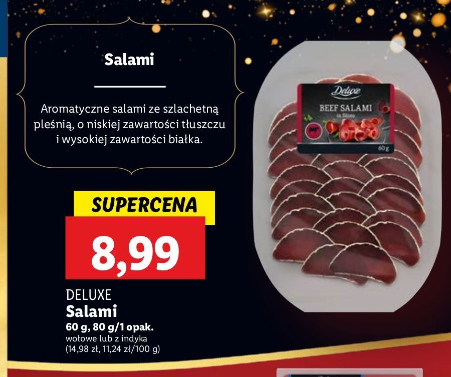 Salami z indyka Deluxe promocja