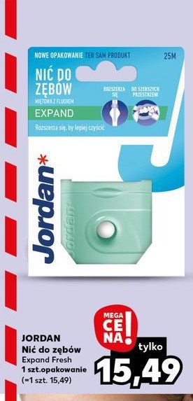 Nić dentystyczna Jordan expand fresh promocja