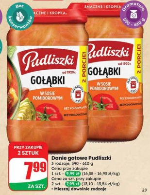 Go艂膮bki w sosie pomidorowym Dworska uczta promocja w Dino