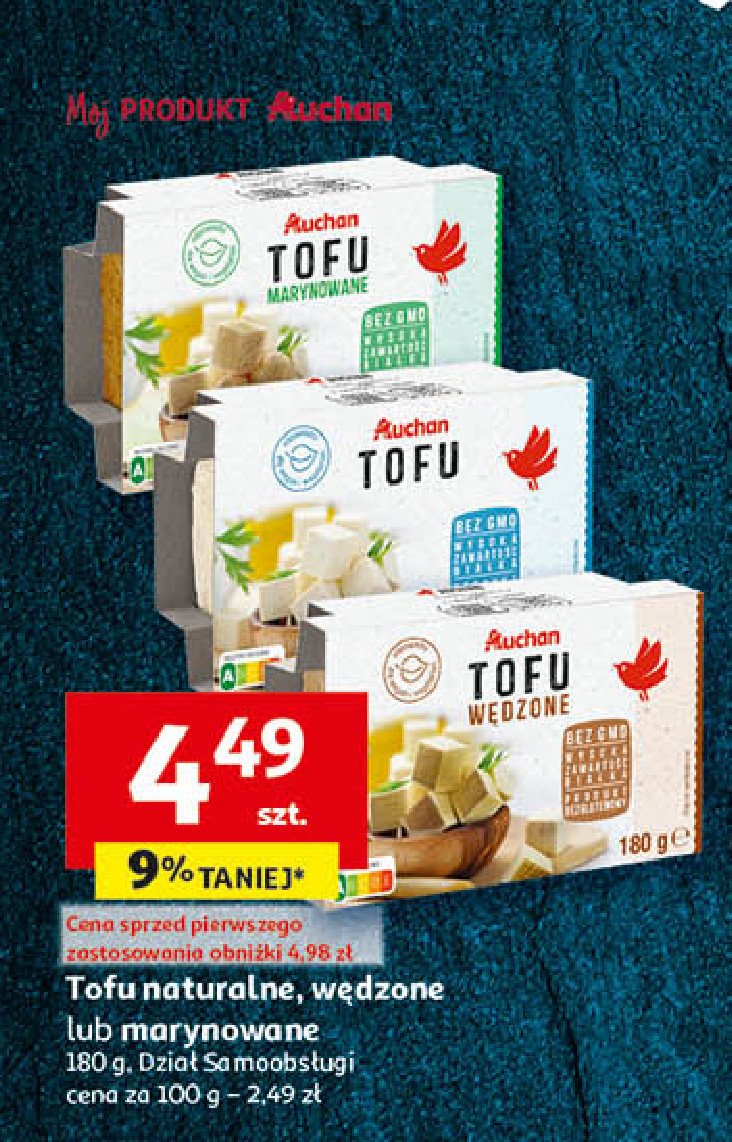 Tofu marynowane Auchan promocja