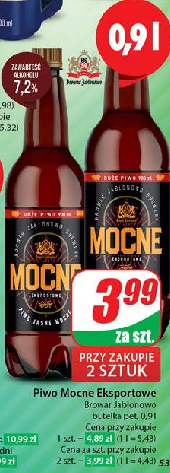 Piwo Mocne eksportowe promocja