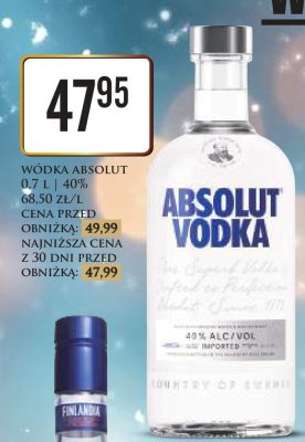 Wódka 0.7L promocja w Dino