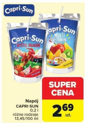 Napój CAPRI-SUN różne rodzaje 200 ml promocja w Carrefour Market
