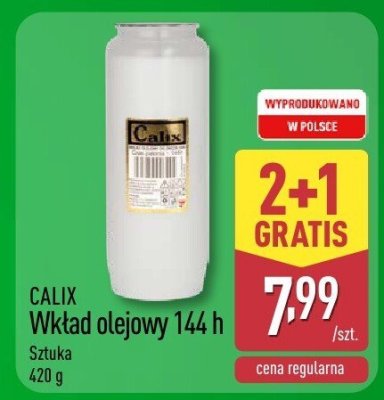 Wkład olejowy 144 h promocja w Aldi