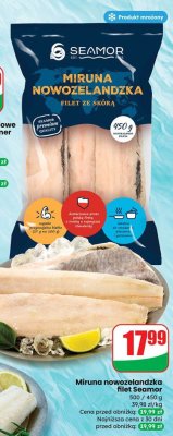 Miruna nowozelandzka filet Seamor ze skórą promocja w Dino