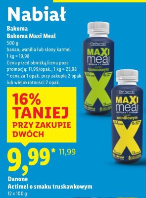 Nap贸j mleczny promocja w Lidl